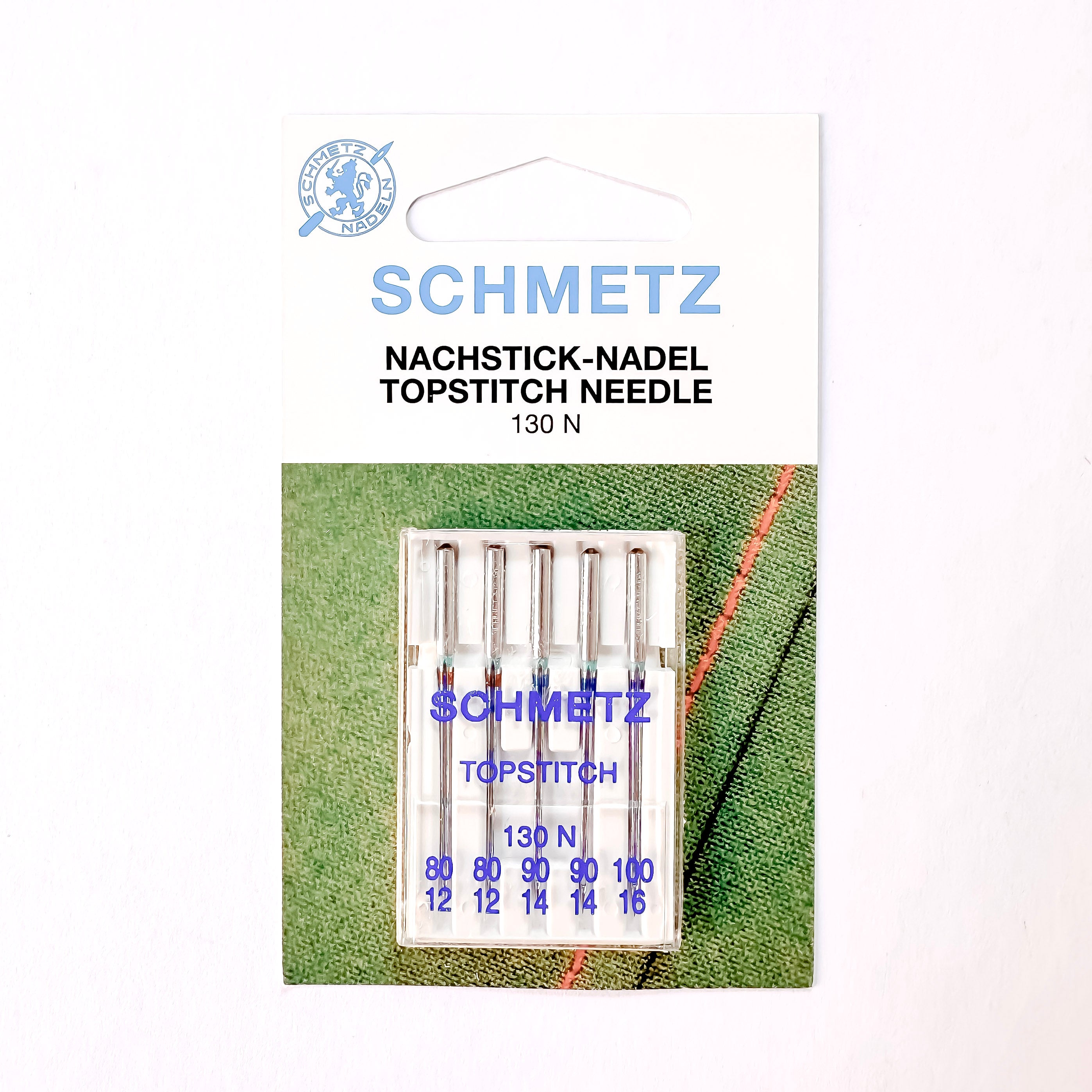 Schmetz Topstitch Needles 5-Pack - 100/16 Size For Decorative Sewing