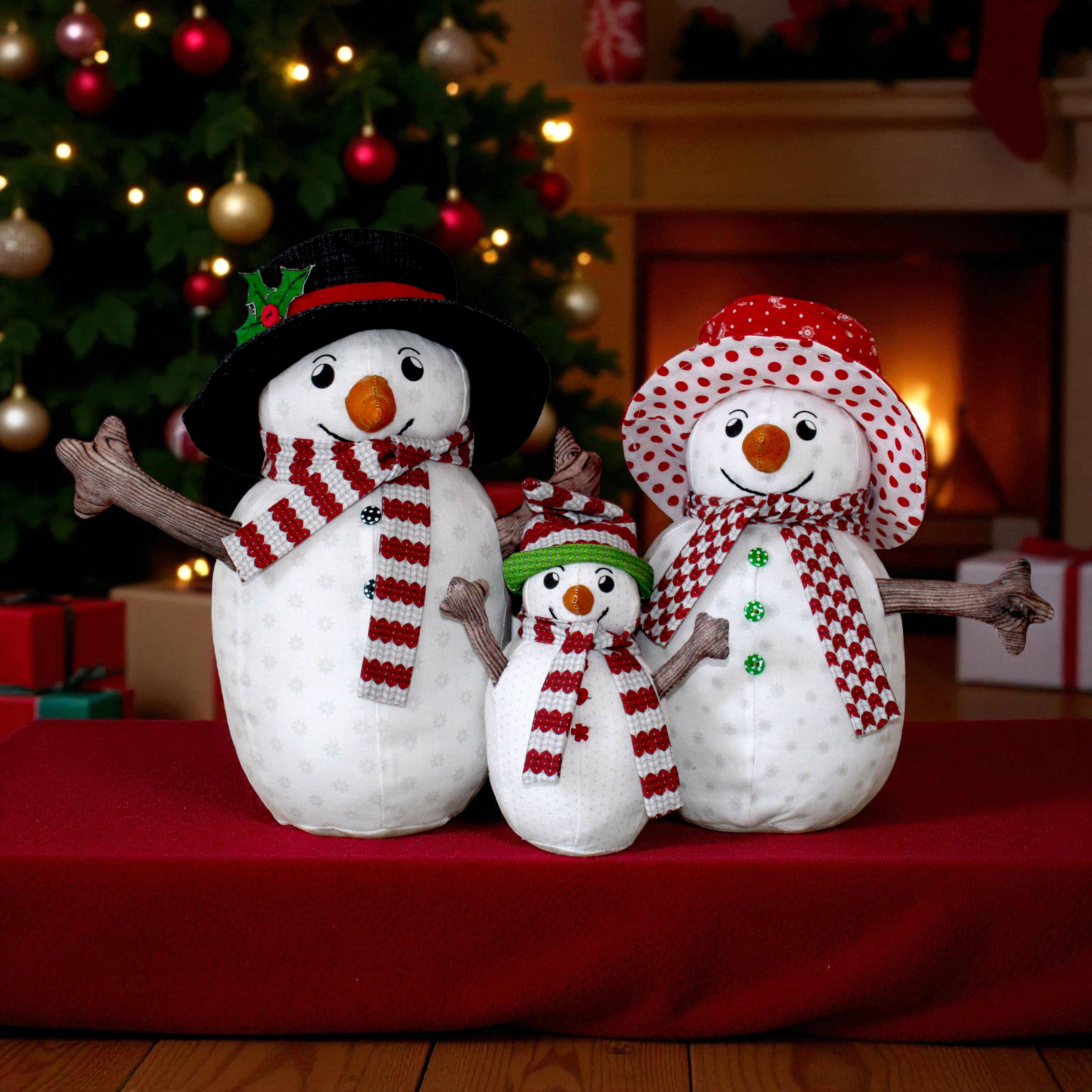 The Snowman Family Sewing Kit – Amber Makes