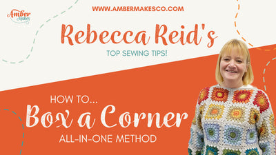 Rebecca Reid's All in One Sewing Hack! The Easiest Way to Sew a Box Bottom Corner