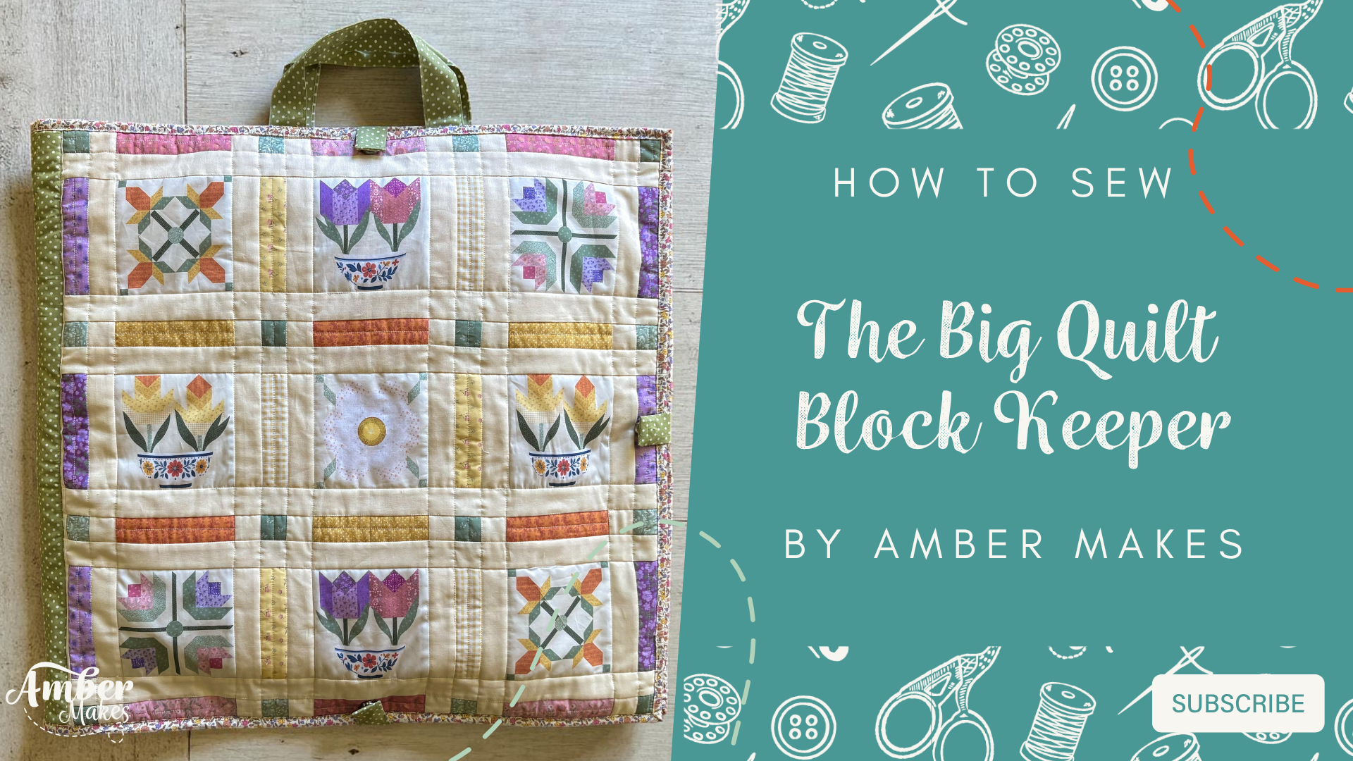 The Floral Dance Quilt Block of the Month - The Big Quilt Block Keeper ...