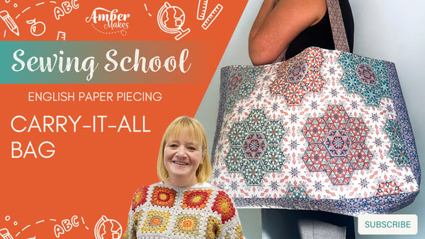 Sewing School - English Paper Piecing - Carry-it-all Bag