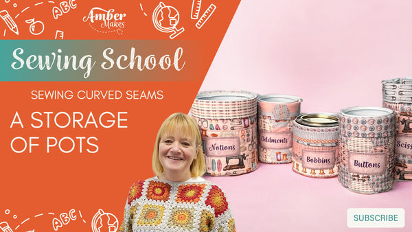 Sewing School - How to Sew Curved Seams - A Storage of Pots