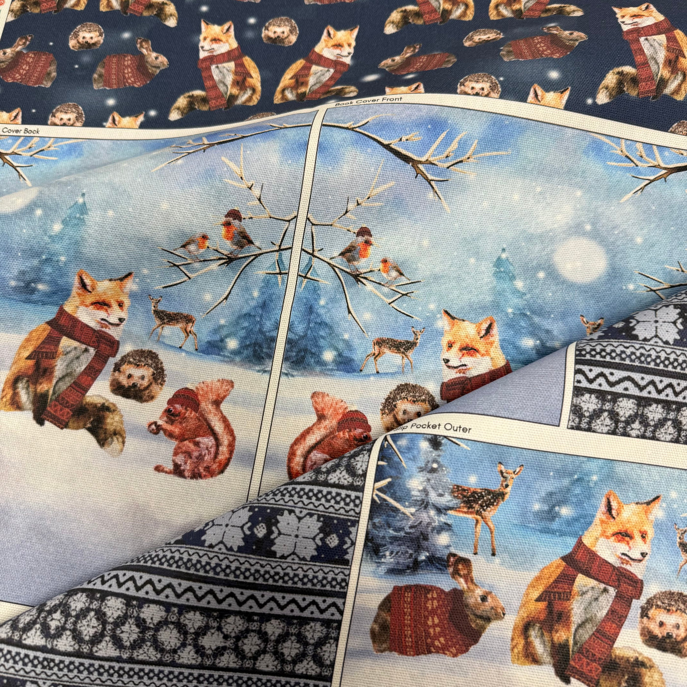 The Book Cover – Woodland Animals Sewing Kit