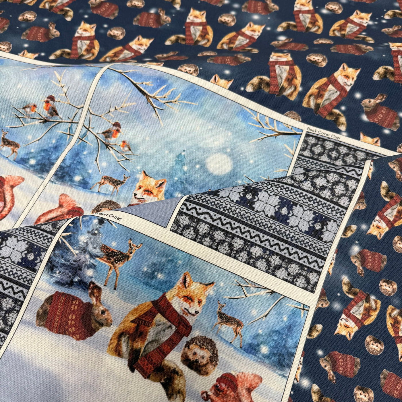 The Book Cover – Woodland Animals Sewing Kit