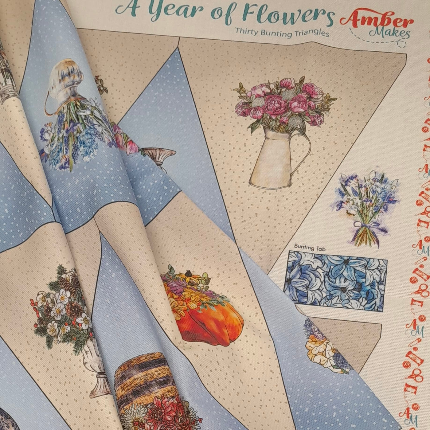 Flower Shop Bunting Sewing Kit