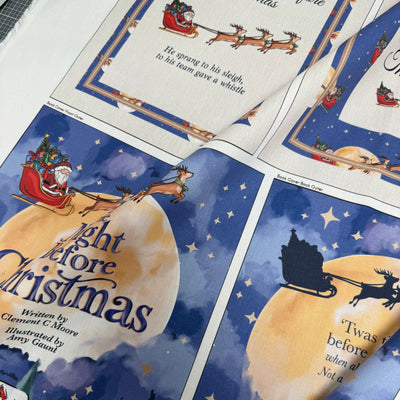 Book Cushion- Night Before Christmas Sewing Kit