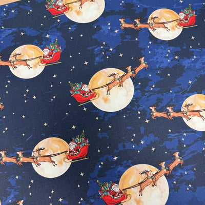 Night Before Christmas Canvas Fabric Panel