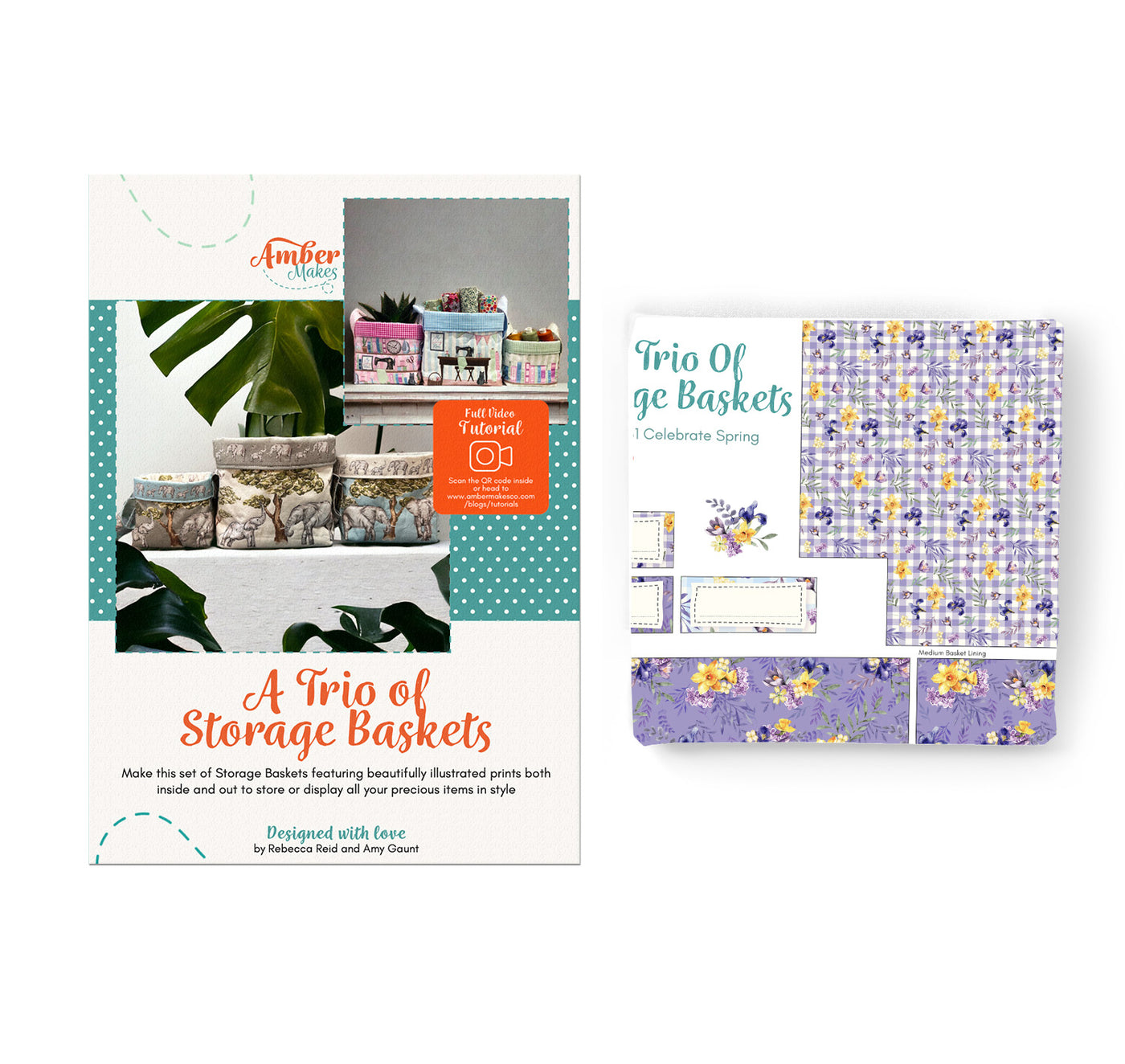 A Trio of Storage Baskets - Celebrate Spring Sewing Kit