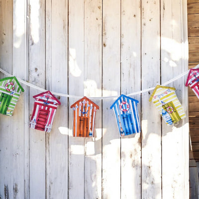 Beach Hut Bunting Sewing Kit