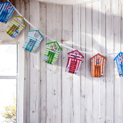 Beach Hut Bunting Sewing Kit