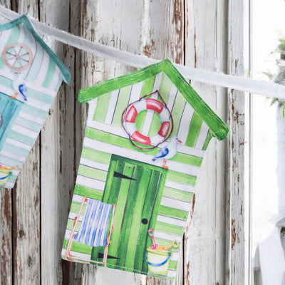 Beach Hut Bunting Sewing Kit