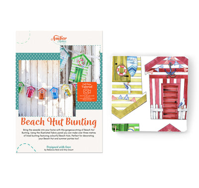Beach Hut Bunting Sewing Kit