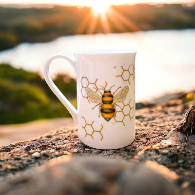 Bone China Mug - Busy Bees