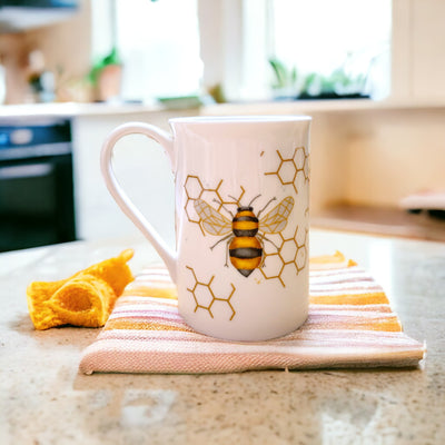 Bone China Mug - Busy Bees