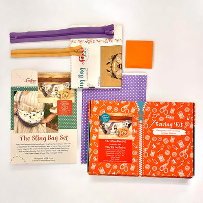 The Sling Bag Set - Lavender Bee Sewing Kit