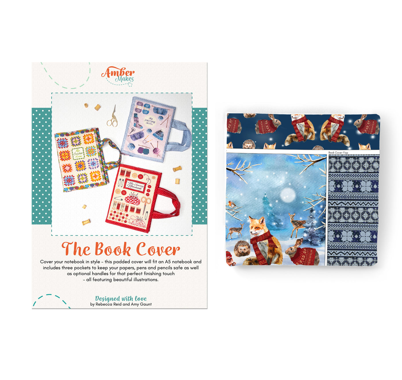 The Book Cover – Woodland Animals Sewing Kit