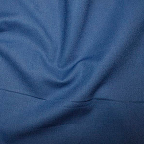 Rose And Hubble Plain Cotton Fabric - Copen 0.5m