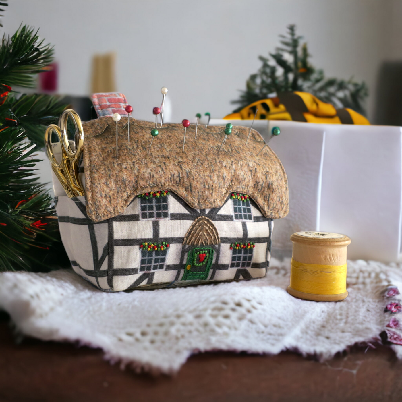 The Christmas Cottage Sewing Kit