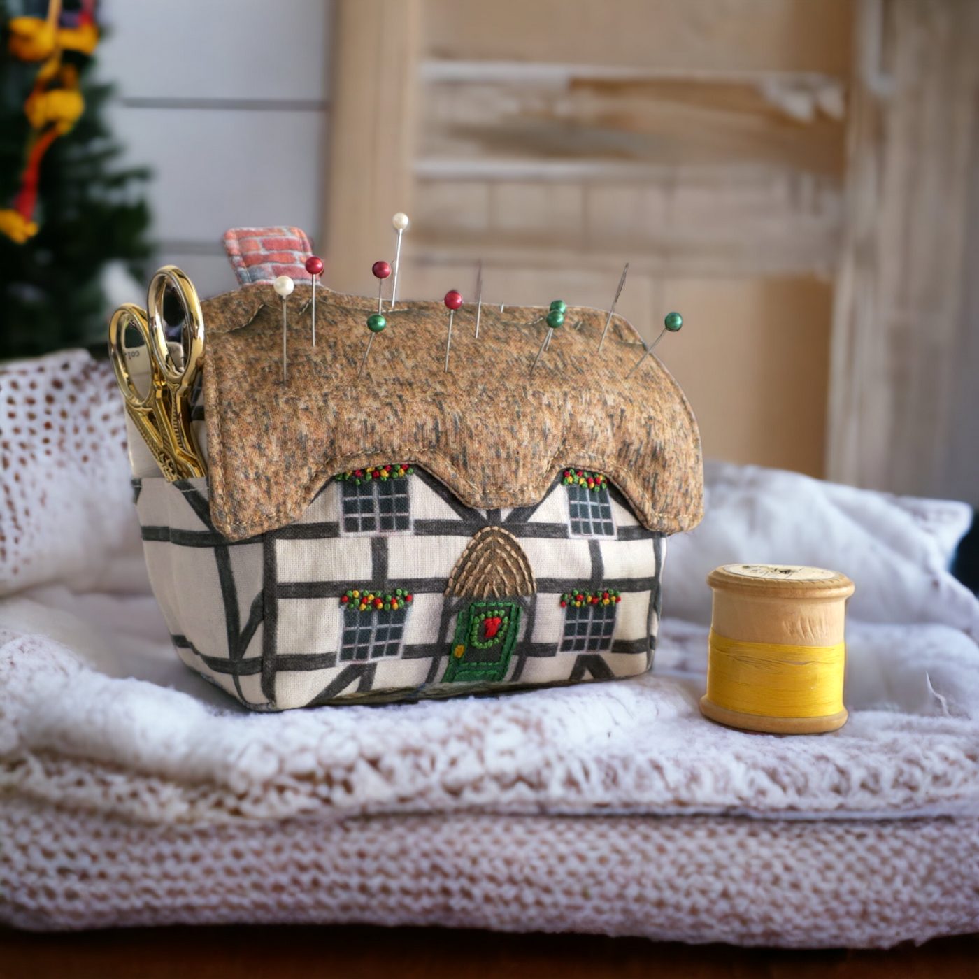 The Christmas Cottage Sewing Kit