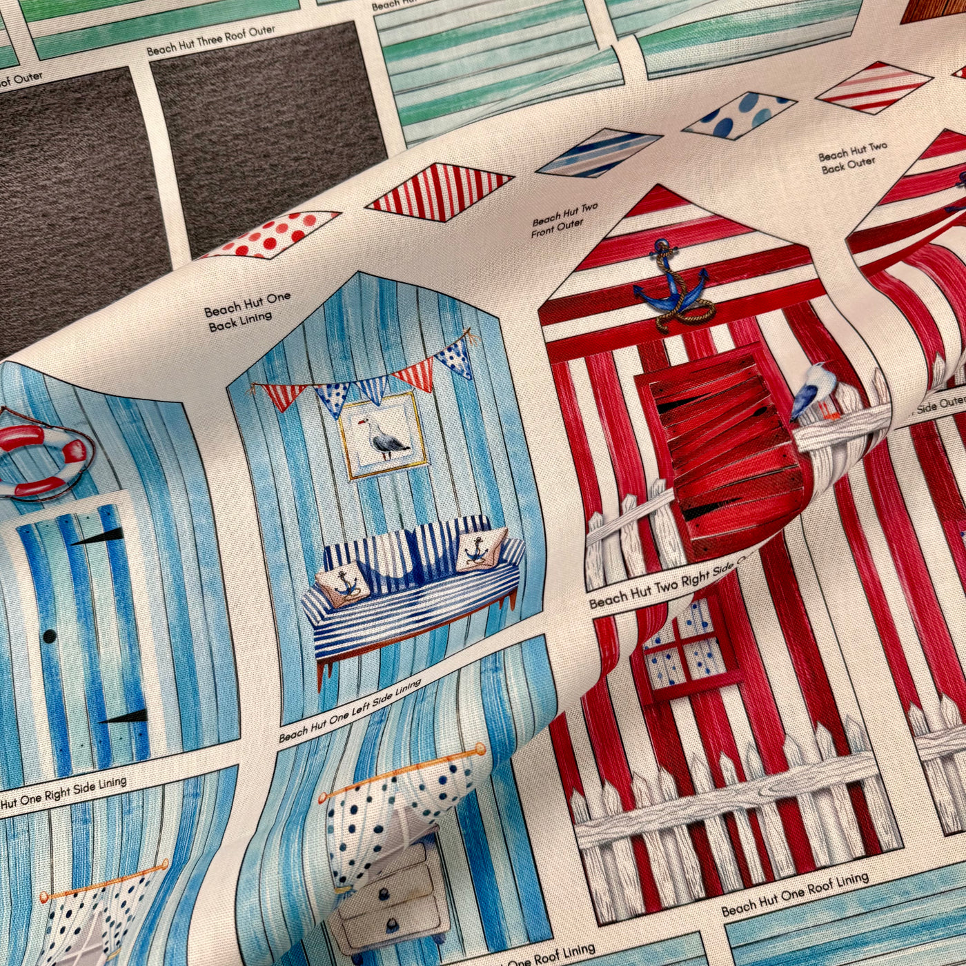 Amber Makes Beach Hut Row Sewing Kit