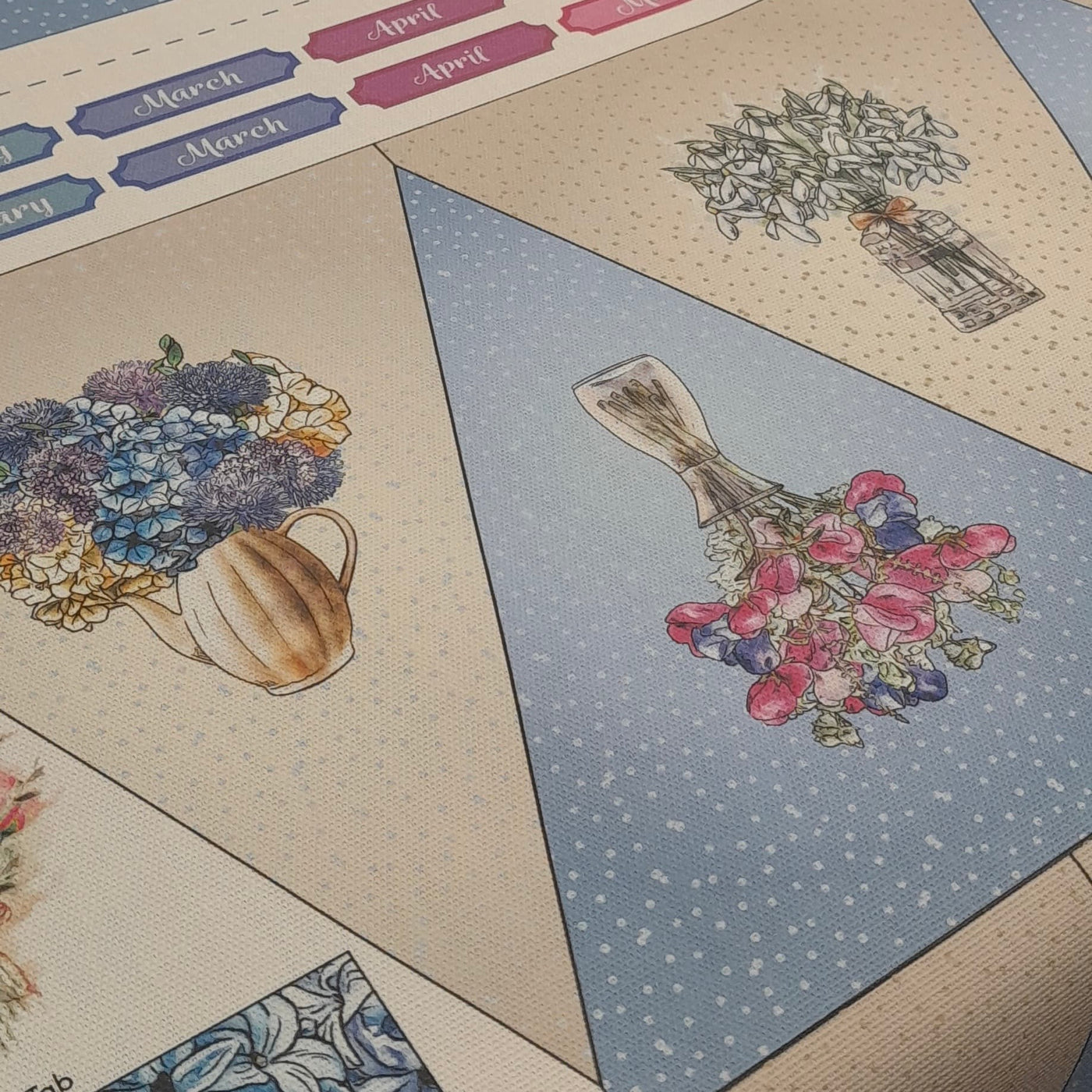 Flower Shop Bunting Sewing Kit