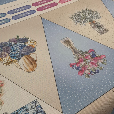 Flower Shop Bunting Sewing Kit