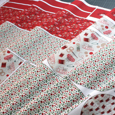 The Craft Storage Set - Redwork Sewing Kit