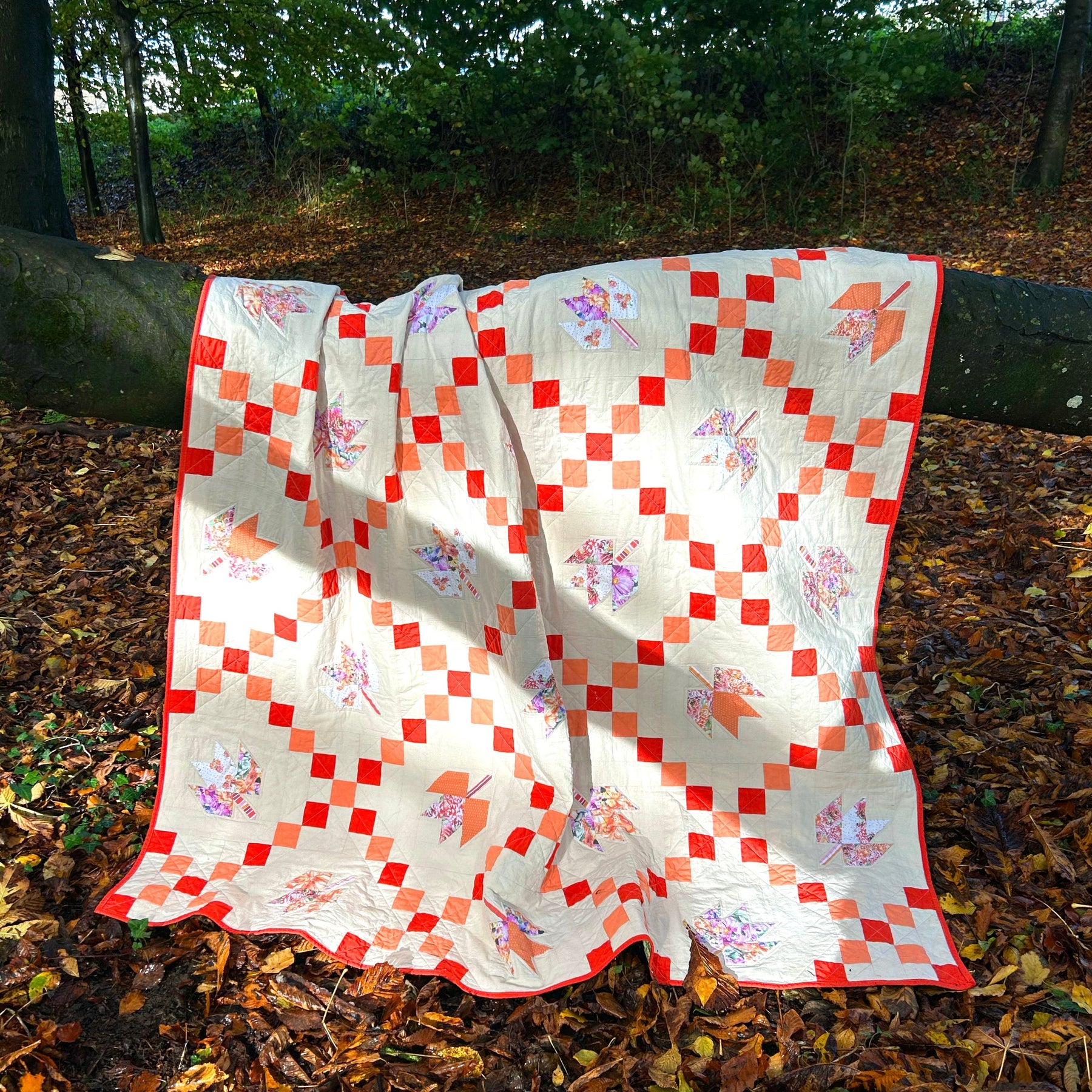 Just Charming - Falling Leaves Quilt pattern PDF Download Instructions ...
