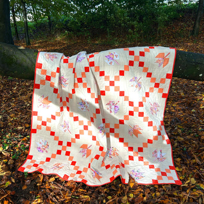 Just Charming - Falling Leaves Quilt pattern - PDF