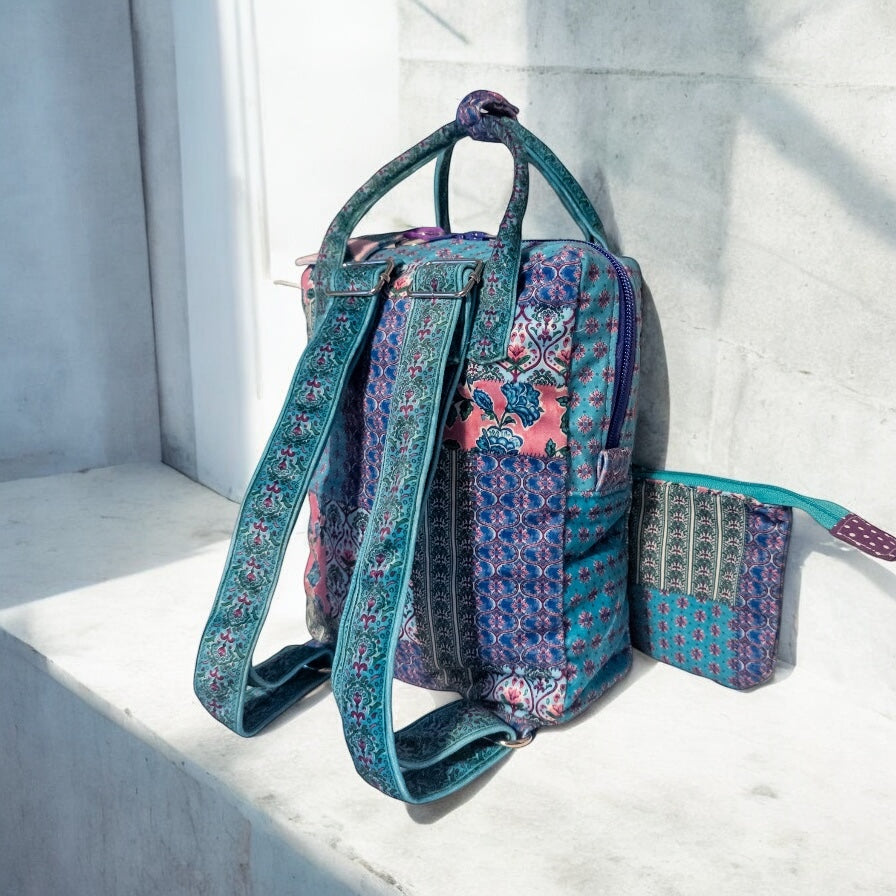 blue velvet mini backpack The Velvet Mini Backpack Set