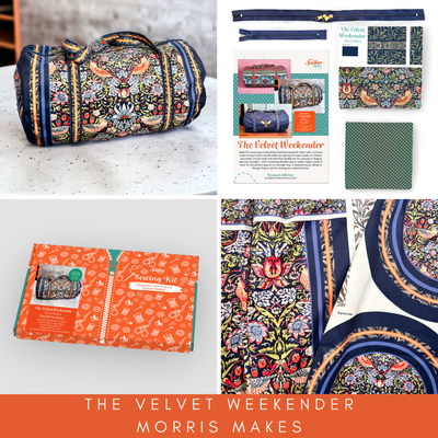 The Velvet Weekender Bag - Morris Makes Kit
