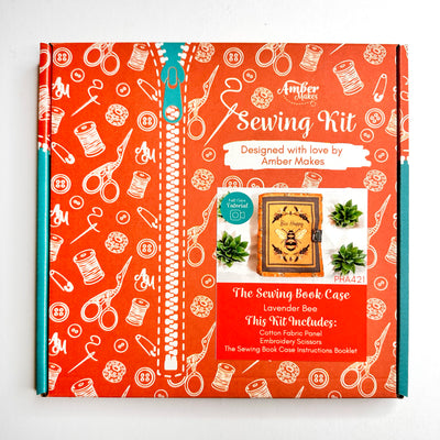 The Sewing Book Case - Lavender Bee Sewing Kit