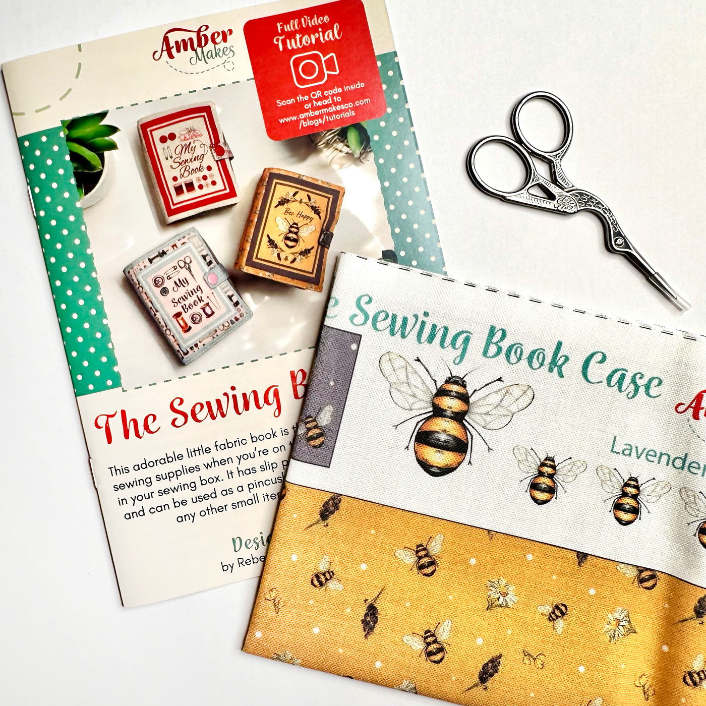 The Sewing Book Case - Lavender Bee Sewing Kit