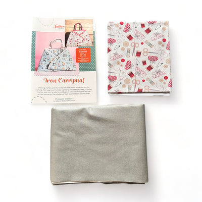The Iron Carrymat -  Redwork Sewing Kit