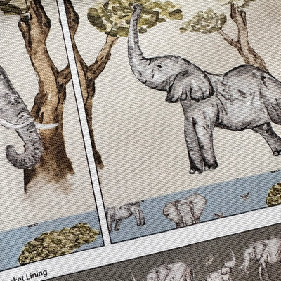 The Book Cover – Elephants Sewing Kit