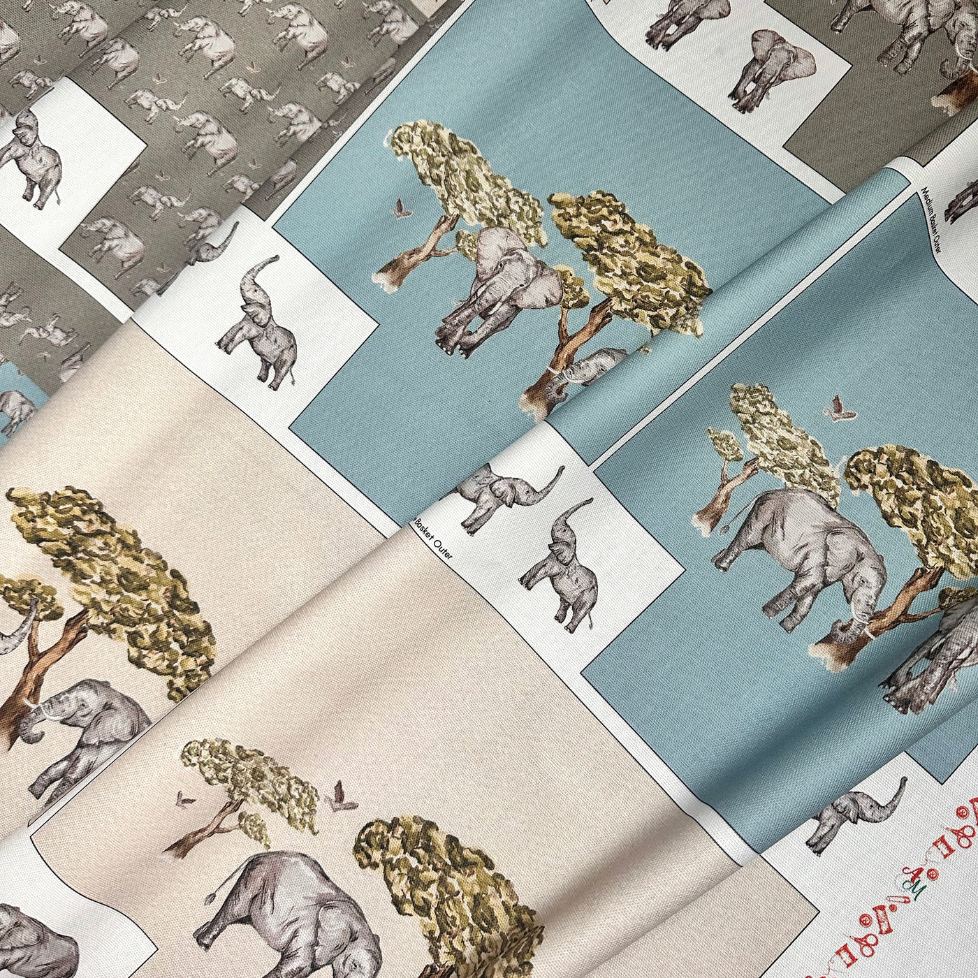 A Trio of Storage Baskets – Elephants Sewing Kit