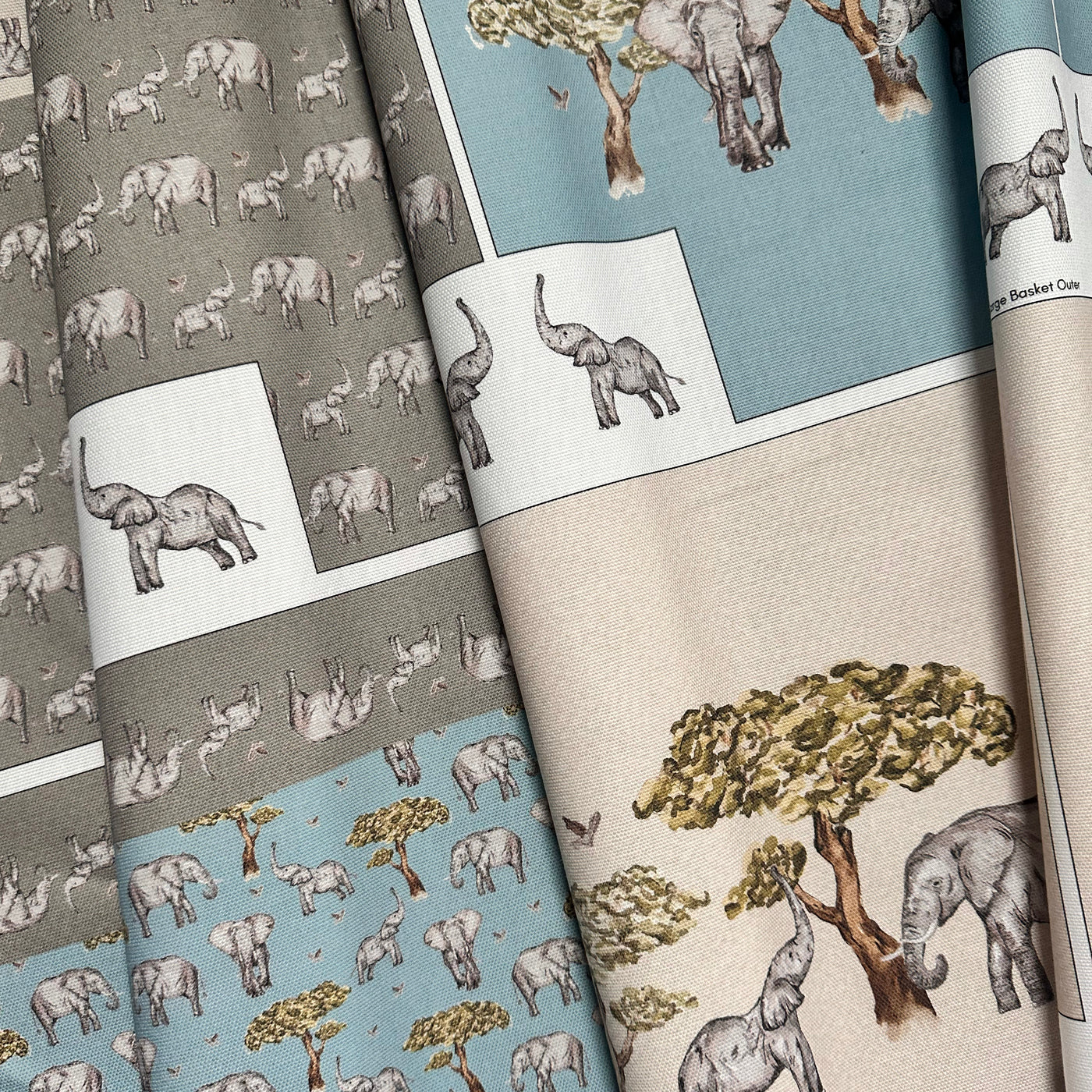 A Trio of Storage Baskets – Elephants Sewing Kit