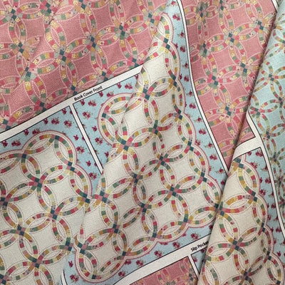 The Book Cover – Double Wedding Ring Quilt Sewing Kit