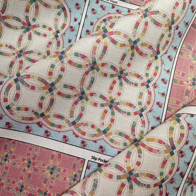 The Book Cover – Double Wedding Ring Quilt Sewing Kit