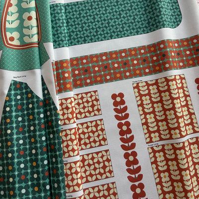 Sewing School The Goldilocks Bag – Retro Floral Sewing Kit