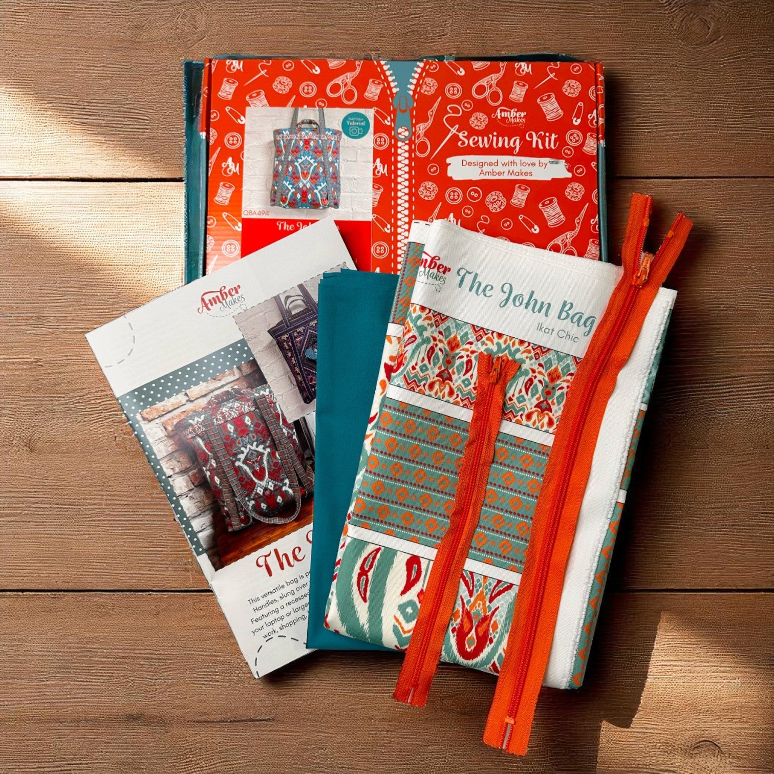 Chic Kit The John Bag - Ikat Chic Sewing Kit – Amber Makes