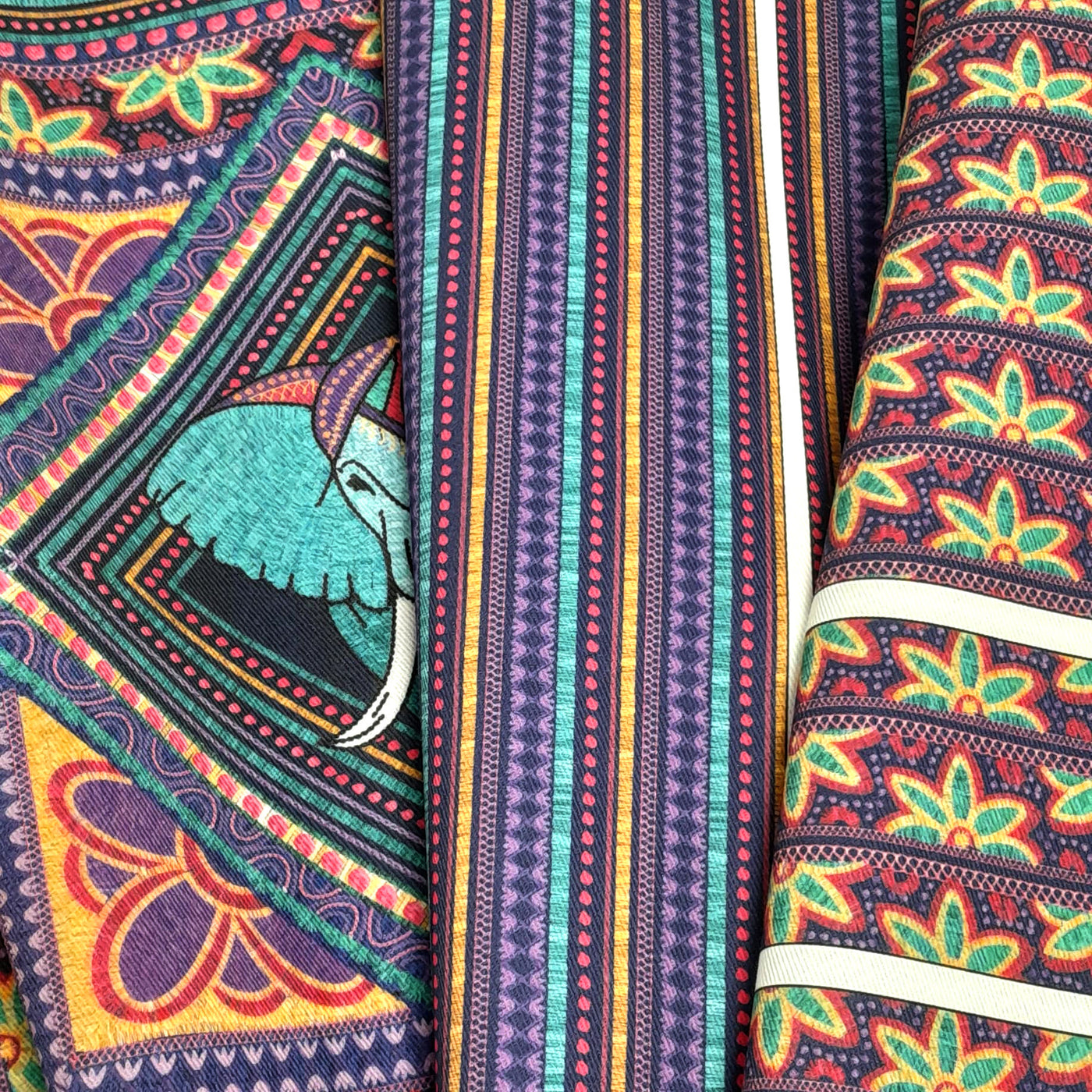 The John Bag - Embroidered Elephant Sewing Kit