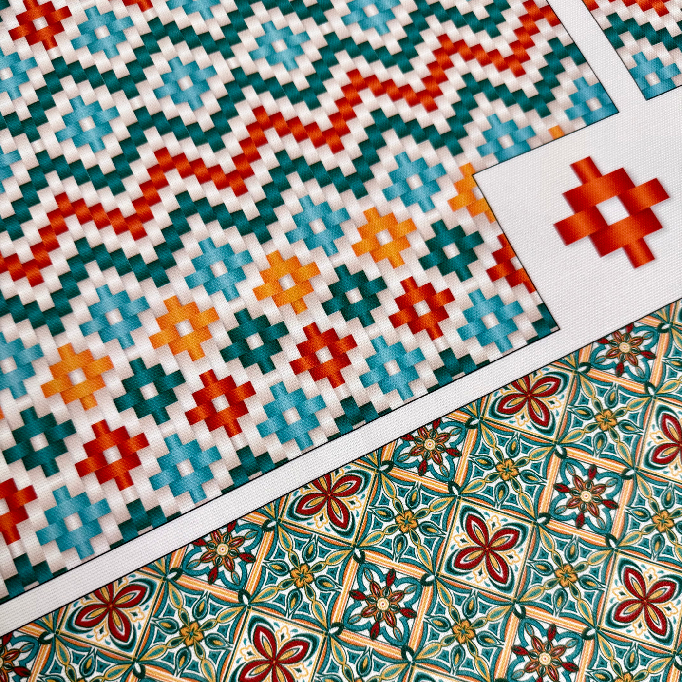 The Basket Bag - Woven Tiles Sewing Kit