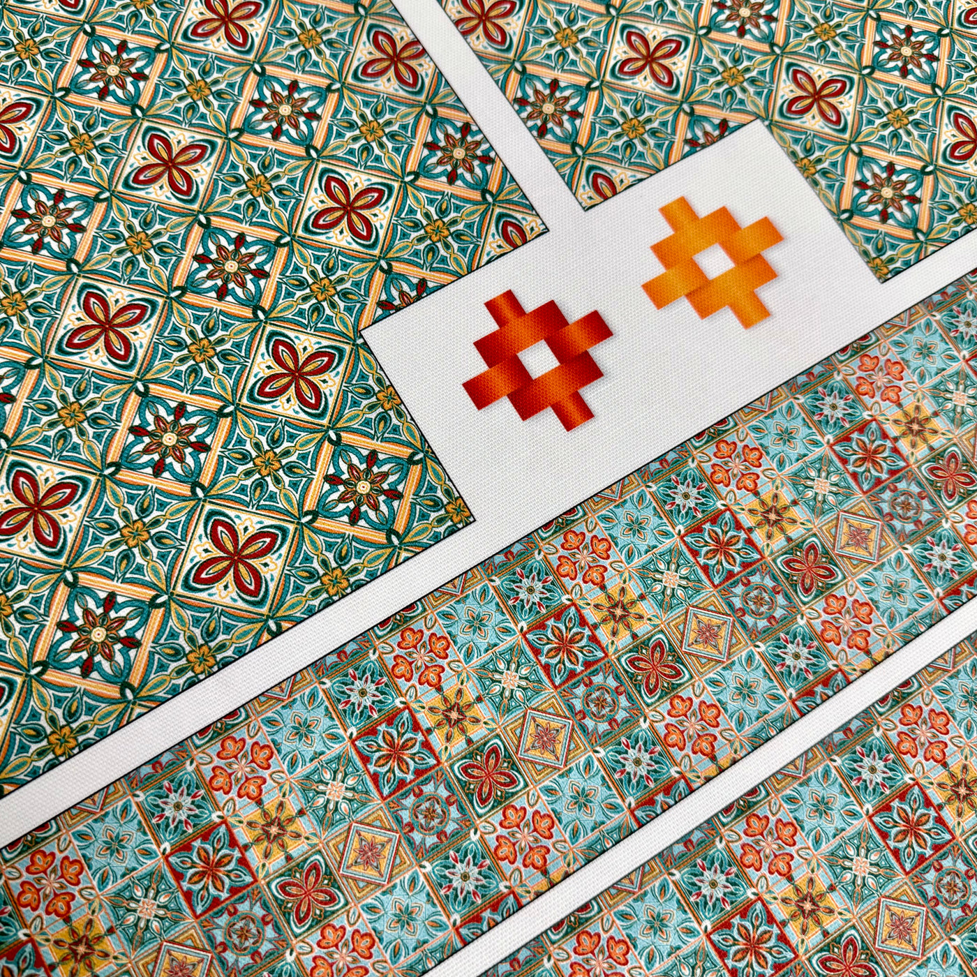 The Basket Bag - Woven Tiles Sewing Kit