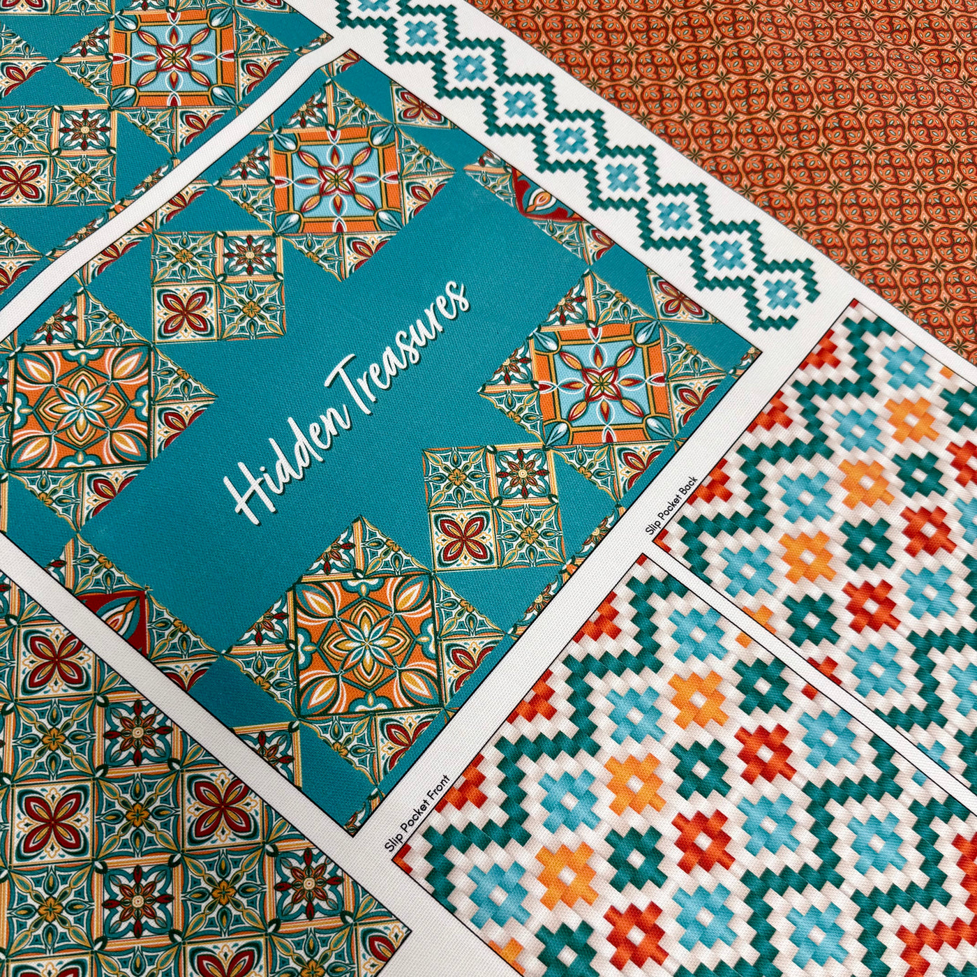 The Basket Bag - Woven Tiles Sewing Kit