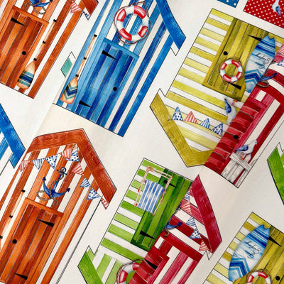 Beach Hut Bunting Sewing Kit