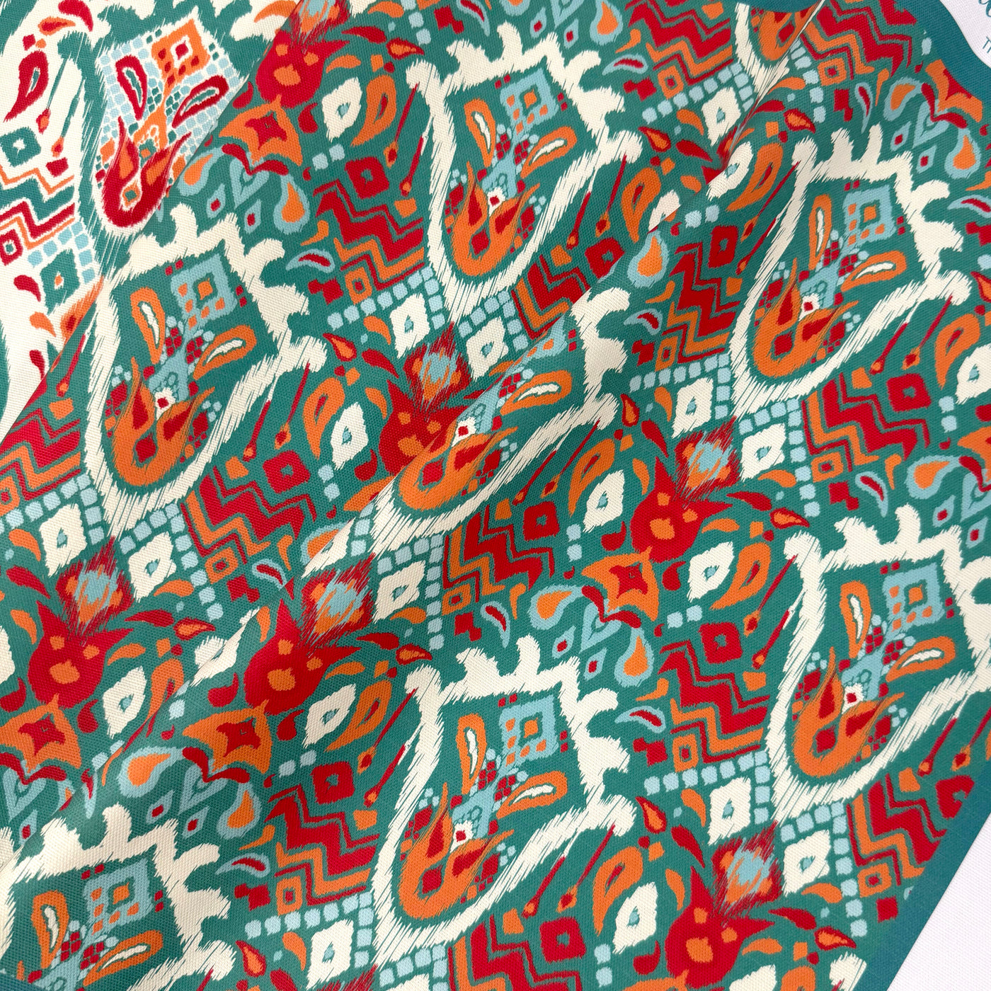Ikat Chic Canvas Fabric Panel