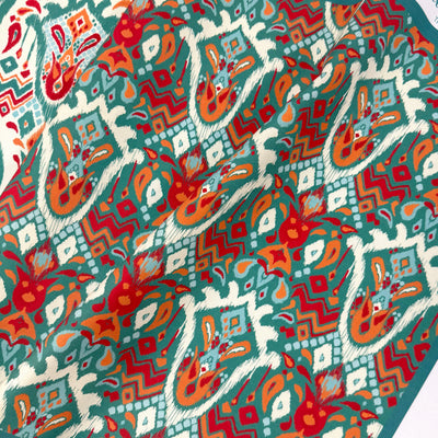 Ikat Chic Canvas Fabric Panel