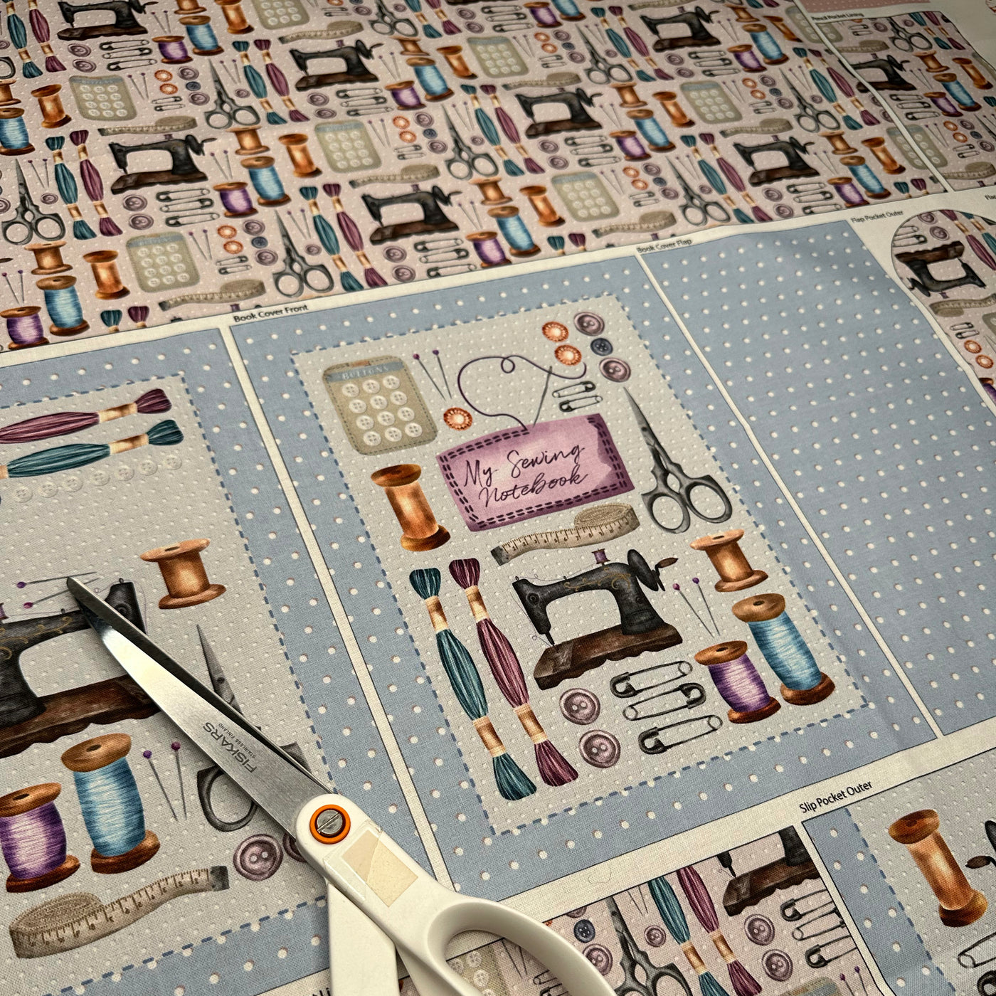 The Book Cover – Sewing Notes Sewing Kit