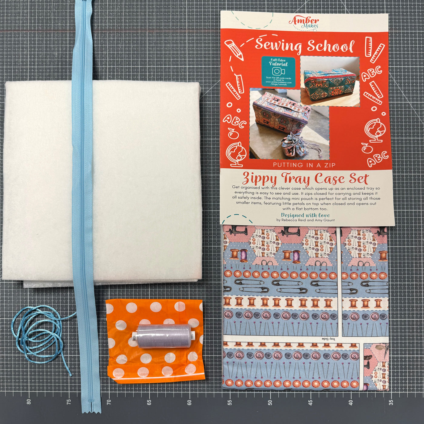 The Zippy Traycase Set Bundle – Vintage Sewing Kit plus